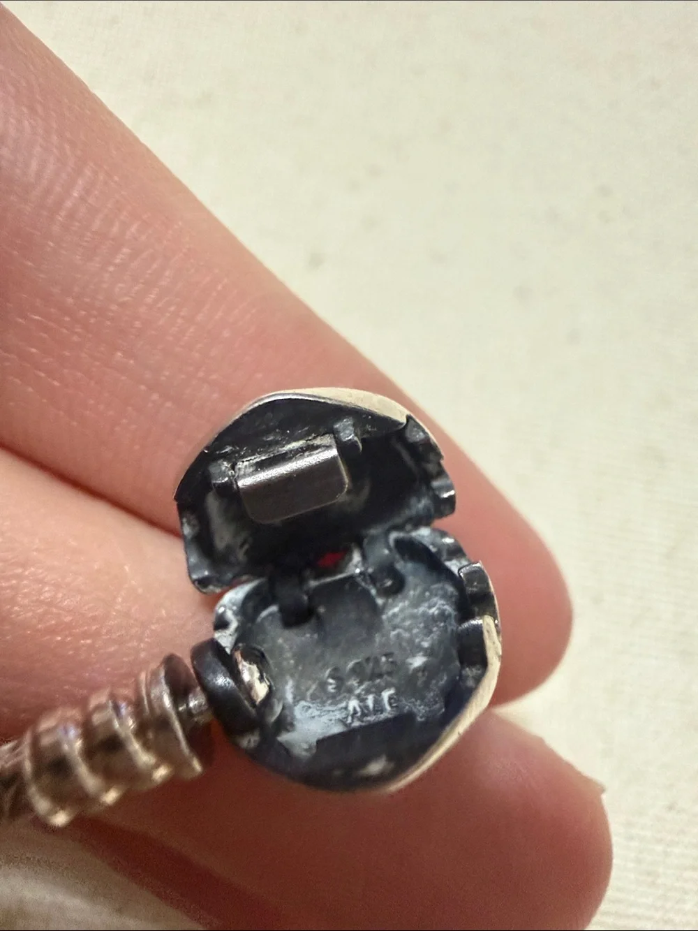Pandora Silver Heart Charm Bracelet with Filigree Heart